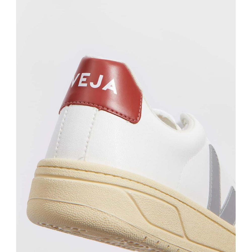 παπουτσια γυναικεια Veja URCA CWL White/Red/Grey | GR 569HAP